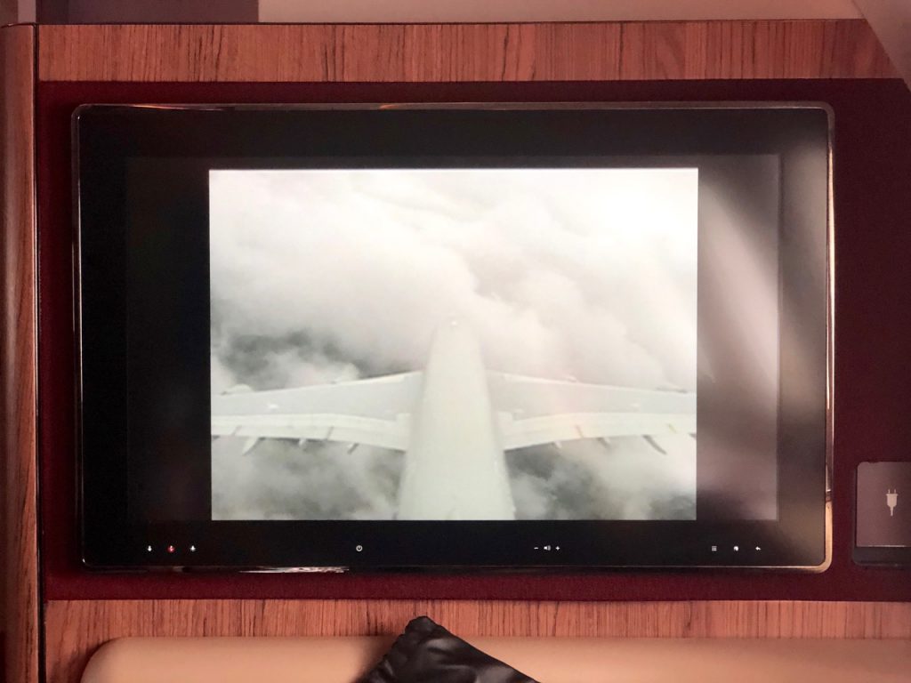 qatar airways first class airbus 380 a380 doh fra oberdeck oneworld